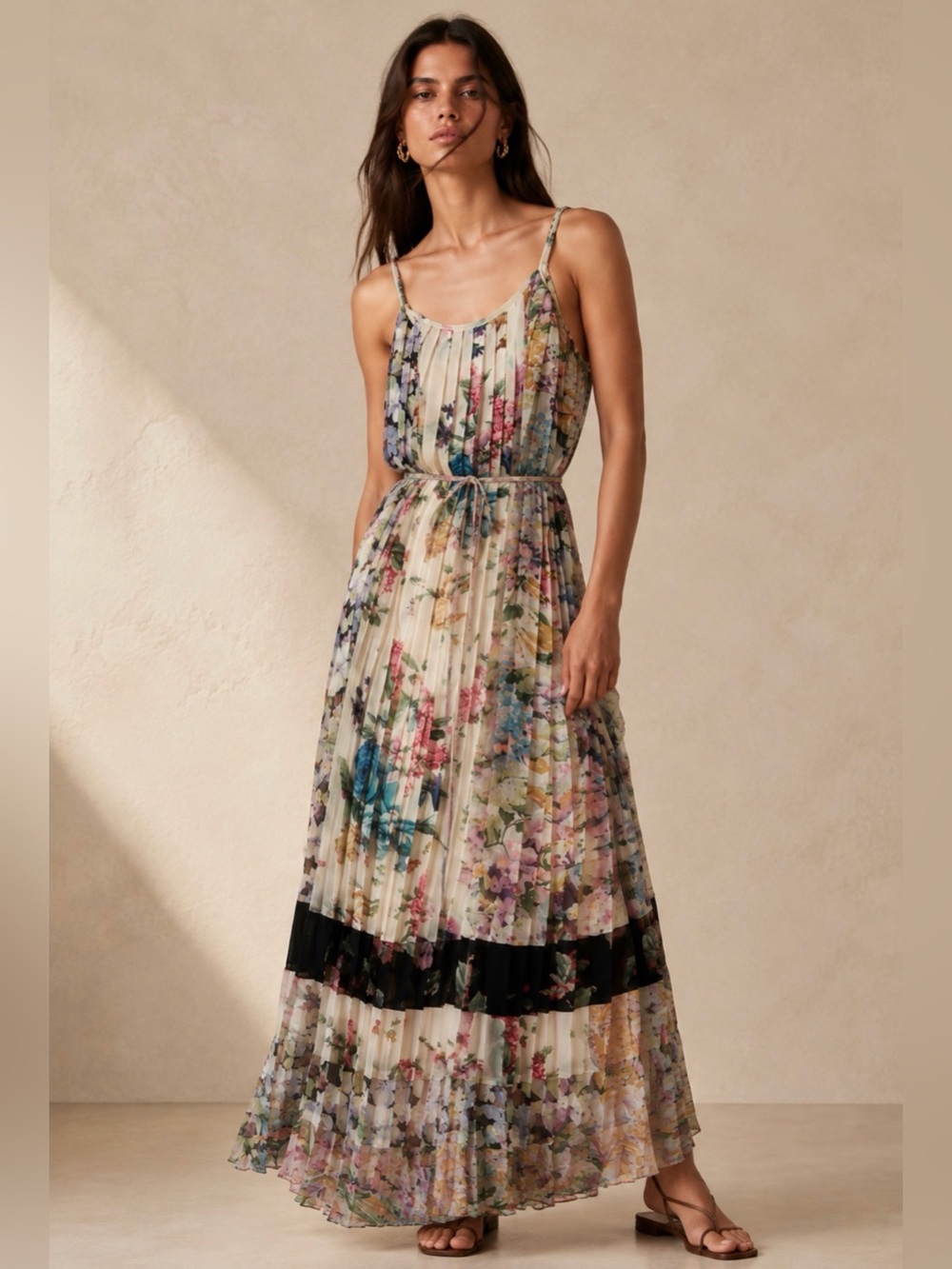 Zimmerman maxi pleated floral dress